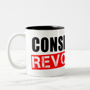 Caneca De Café Em Dois Tons Revolução conservadora
