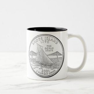 Caneca De Café Em Dois Tons Rhode - ilha