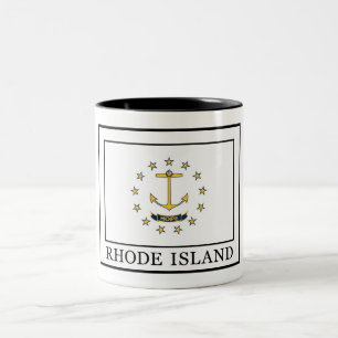 Caneca De Café Em Dois Tons Rhode Island