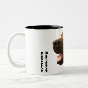 Caneca De Café Em Dois Tons Rhodesian Ridgeback