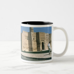 Caneca De Café Em Dois Tons Ribat de Monastir construiu durante o reino de