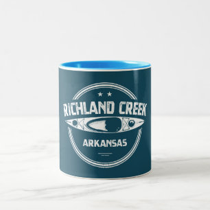 Caneca De Café Em Dois Tons Richland Creek Arkansas Kayaking