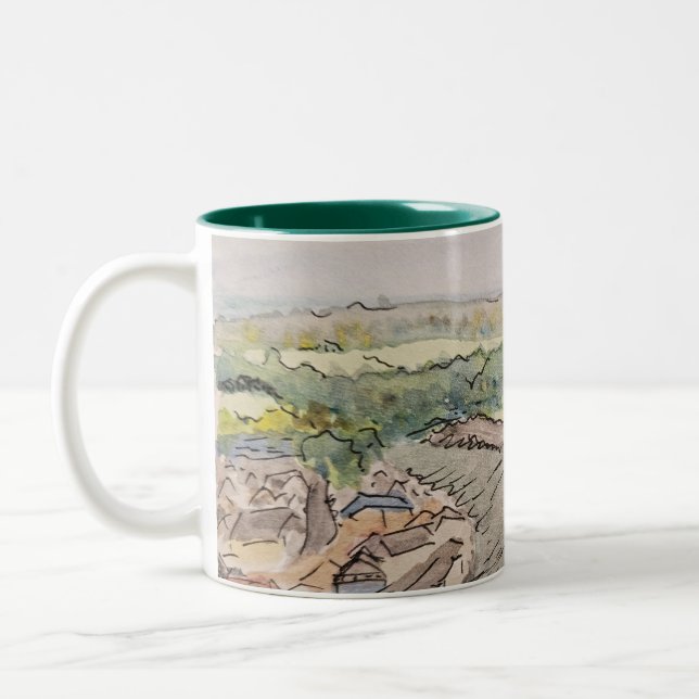 Caneca De Café Em Dois Tons Richmond Castle Mug (Esquerda)