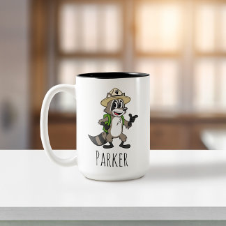 Caneca De Café Em Dois Tons Rick Ranger | Ponteiro de Rick de perigo