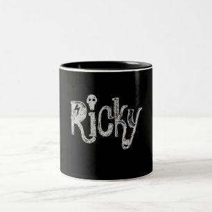Caneca De Café Em Dois Tons Ricky-Nome-Caneca-Rockin'