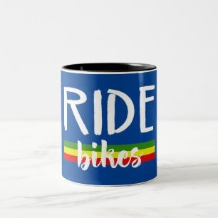 Caneca De Café Em Dois Tons Ride Bikes