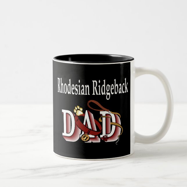Caneca De Café Em Dois Tons Ridgeback Pai Mug (Direita)