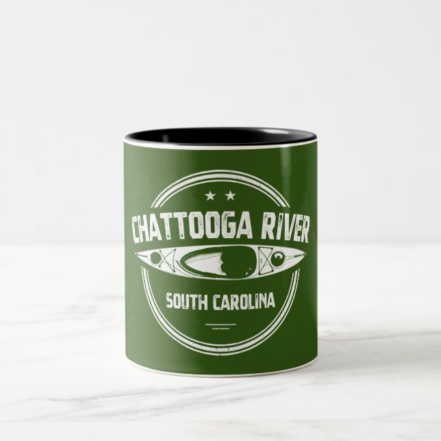 Caneca De Café Em Dois Tons Rio Chattooga, Carolina do Sul (Centro)
