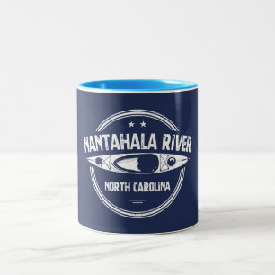 Caneca De Café Em Dois Tons Rio Nantahala, Carolina do Norte