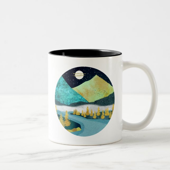 Caneca De Café Em Dois Tons Rio ouro (Direita)