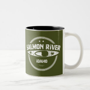 Caneca De Café Em Dois Tons Rio Salmon Idaho