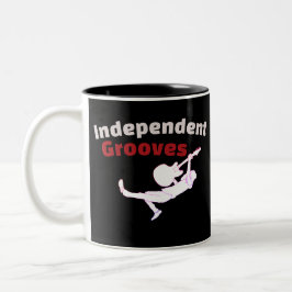 Caneca De Café Em Dois Tons Ritmos Independentes Indie