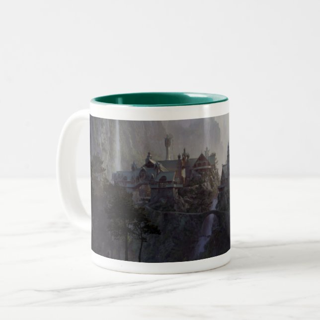 Caneca De Café Em Dois Tons Rivendell (Frente Esquerda)