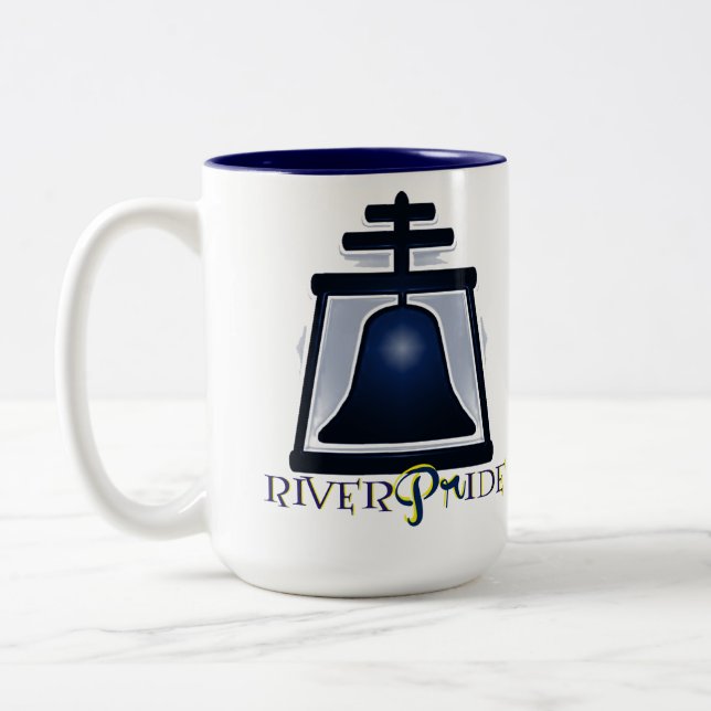 Caneca De Café Em Dois Tons RiverPride - caneca de café dois tonificada (15 (Esquerda)