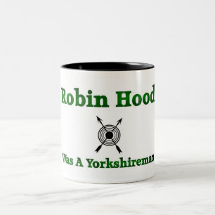 Caneca De Café Em Dois Tons Robin Hood Era Um Yorkshireman