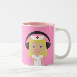 Caneca De Café Em Dois Tons Rocha das enfermeiras!