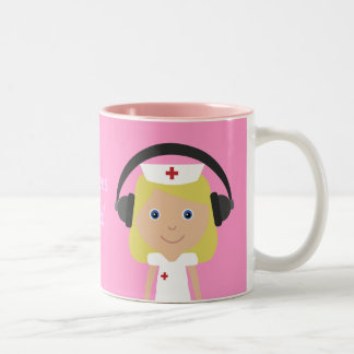 Caneca De Café Em Dois Tons Rocha das enfermeiras!