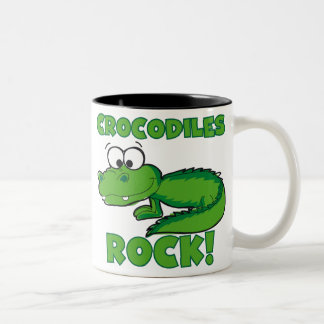Caneca De Café Em Dois Tons Rocha dos crocodilos
