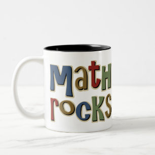 Caneca De Café Em Dois Tons Rochas da matemática