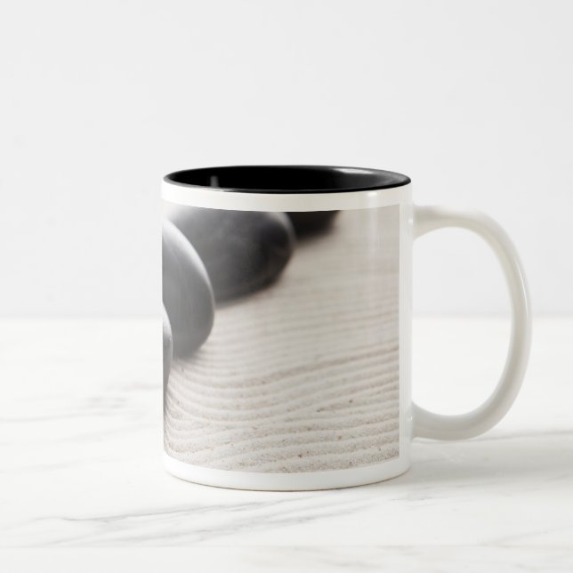 Caneca De Café Em Dois Tons Rochas na areia (Direita)