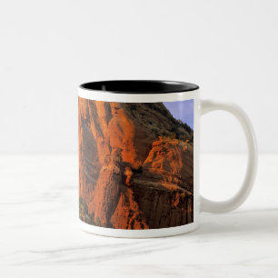 Caneca De Café Em Dois Tons Rochas Vermelhas em Sterling Canyon em Sedona Ariz