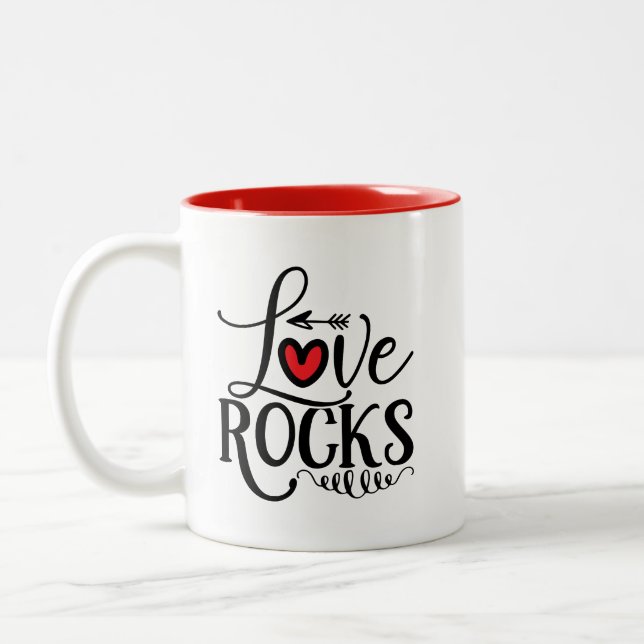 Caneca De Café Em Dois Tons Rock Hound (Esquerda)