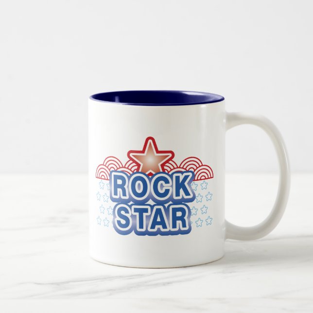Caneca De Café Em Dois Tons Rock Star (Direita)