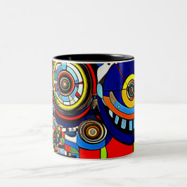 Caneca De Café Em Dois Tons Rodas 9