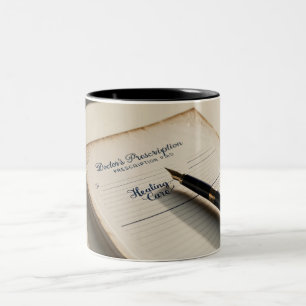 Caneca De Café Em Dois Tons Rode seu dia: Presilha de receita e Caneta