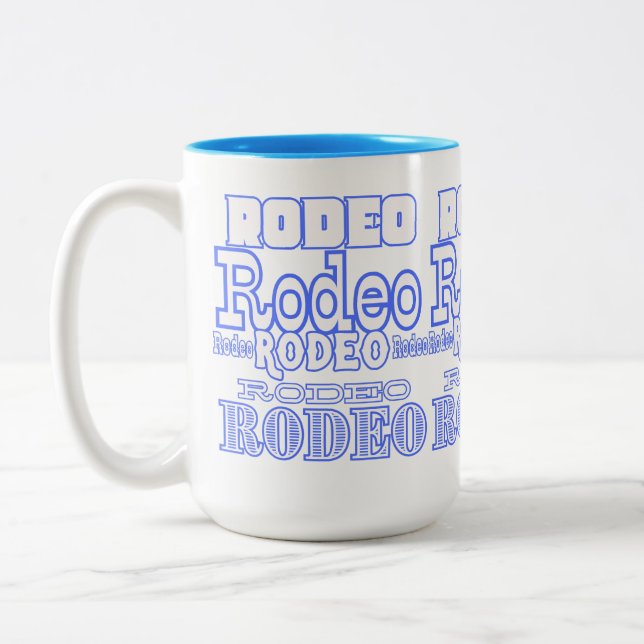 Caneca De Café Em Dois Tons Rodeo Lover Sip em Estilo (Esquerda)