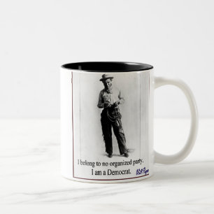Caneca De Café Em Dois Tons "Rogers - Democrata "