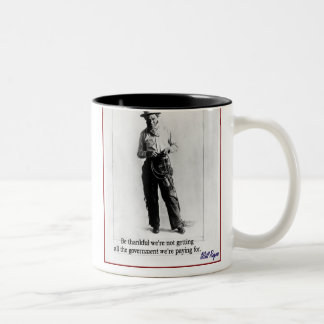 Caneca De Café Em Dois Tons "Rogers - o governo "