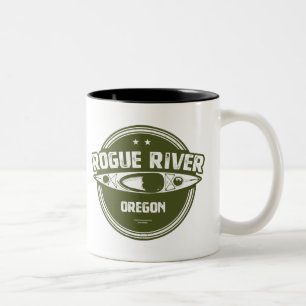 Caneca De Café Em Dois Tons Rogue River, Oregon