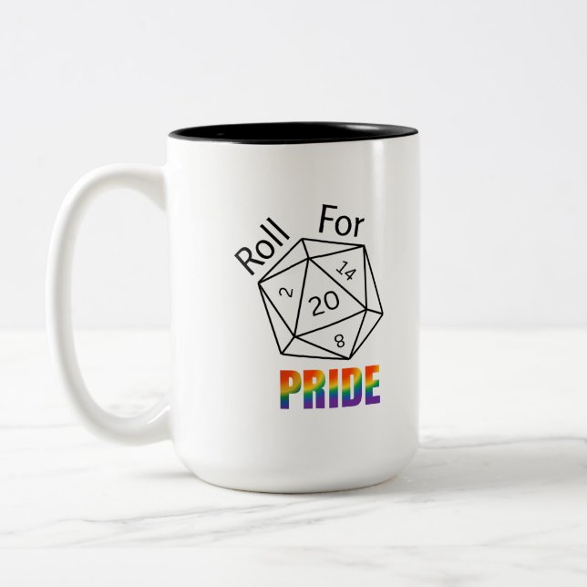 Caneca De Café Em Dois Tons Roll Para Orgulho (Esquerda)