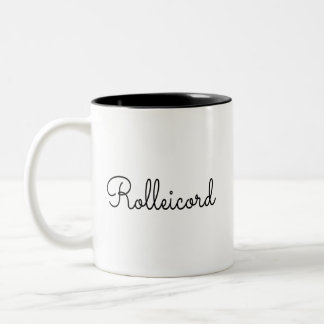 Caneca De Café Em Dois Tons Rolleicord Início dos anos 1930