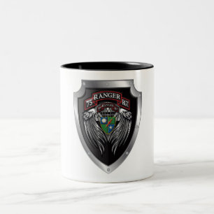 Caneca De Café Em Dois Tons Rolo do 1º Batalhão Magnifico do 75º Regimento de