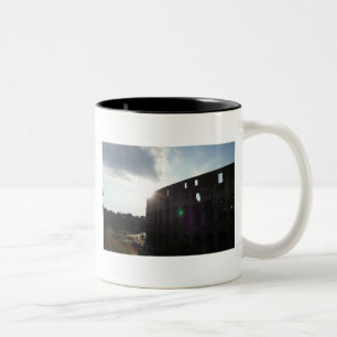 Caneca De Café Em Dois Tons Roma Colosseum