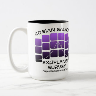 Caneca De Café Em Dois Tons Roman Galactic Exoplanet Survey PIT Mug