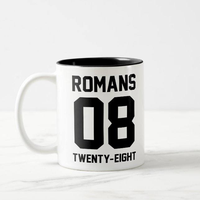 Caneca De Café Em Dois Tons Romanos 8 28 (Esquerda)
