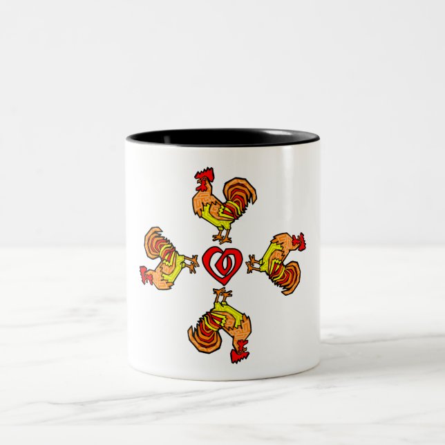 Caneca De Café Em Dois Tons Rooster Pinroda (Centro)