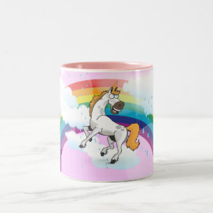 Caneca De Café Em Dois Tons Rory o Cavalo