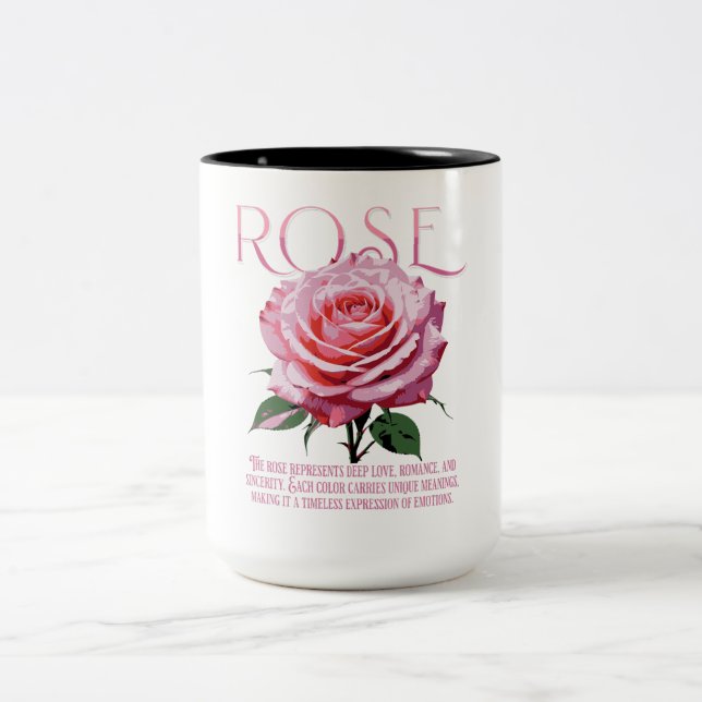 Caneca De Café Em Dois Tons Rosa (Centro)