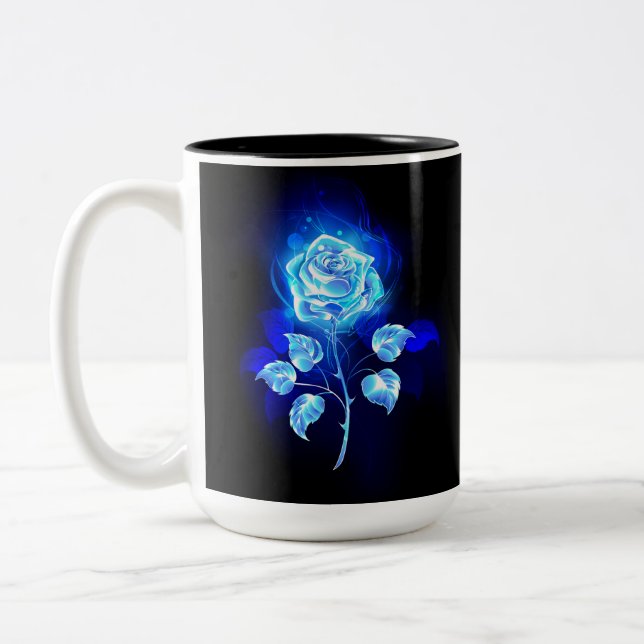 Caneca De Café Em Dois Tons Rosa azul queimado (Esquerda)