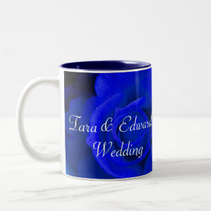 Caneca De Café Em Dois Tons Rosa azul-roxo