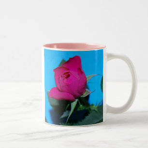 Caneca De Café Em Dois Tons Rosa bonito do rosa