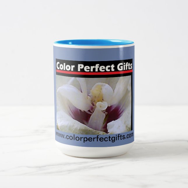 Caneca De Café Em Dois Tons Rosa branca (Centro)