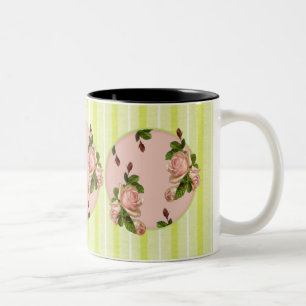Caneca De Café Em Dois Tons Rosa de algodão