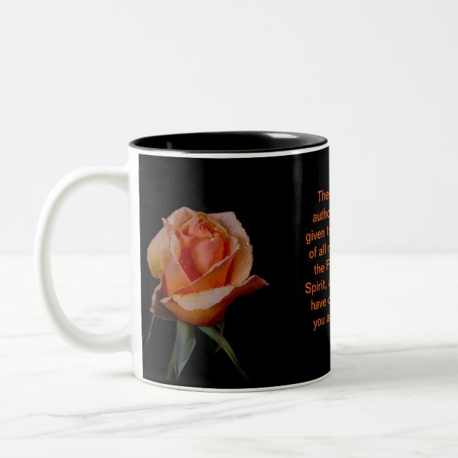 Caneca De Café Em Dois Tons Rosa de laranja 3 (Esquerda)