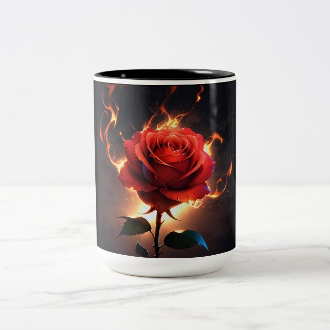 Caneca De Café Em Dois Tons Rosa de queimada - A paixão enfrenta destruição em (Centro)
