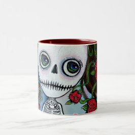 Caneca De Café Em Dois Tons Rosa do mar
